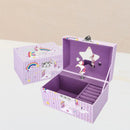 Porta Jóias Musical com Unicórnio Giratório. Organize as joias das meninas com estilo e crie momentos mágicos com uma melodia encantadora. Ideal para presentes de aniversário e Natal para meninas de 4 a 10 anos